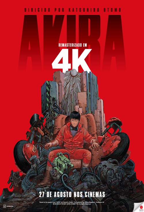 Poster filme Akira (Remasterizado em 4K)